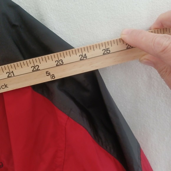Dunbrooke Jacket Red Black Windbreaker Pockets Magna Tel Line Embroidered XL - Picture 10 of 10